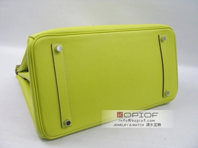 エルメス バーキン35 トリヨンクレマンス グレーパール(シルバー金具) her459